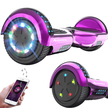 Ampes Hoverboard - Chroom Blauw