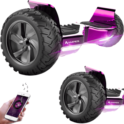 Ampes Off Road Hoverboard - Chroom Roze