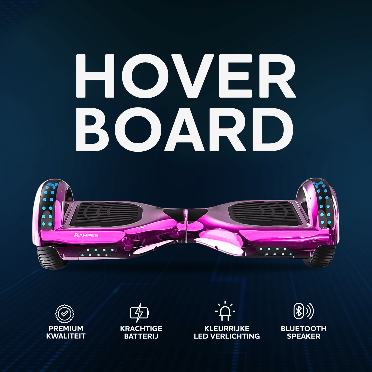 Ampes Hoverboard - Roze hoverboard 6,5 inch specificaties premium kwaliteit